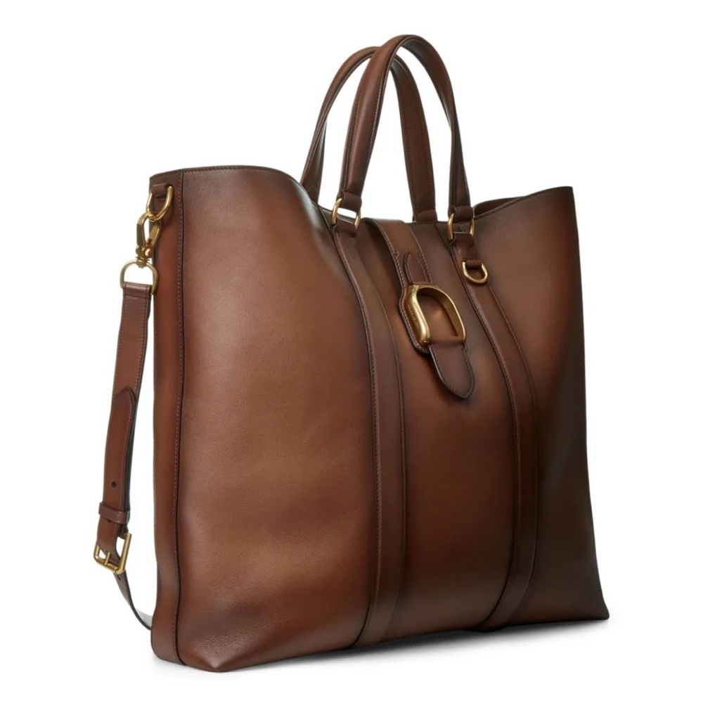Ralph Lauren Purple Label Brown Leather Bag - Picture 4 of 16